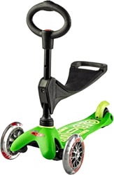 Micro Mini 3 in 1 Deluxe MMD010 Yeşil 3 Tekerlekli Oturaklı Çocuk Scooter