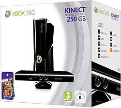 Xbox 360 250 GB + Kinect Oyun Konsolu