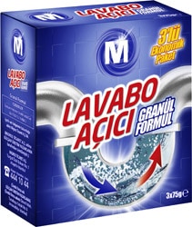 Migros 75 gr 3'lü Lavabo Açıcı