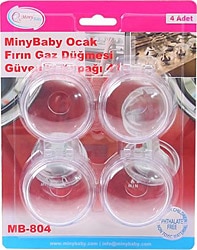 Miny Baby 4'lü Ocak / Fırın Gaz Düğmesi Güvenlik Kapağı