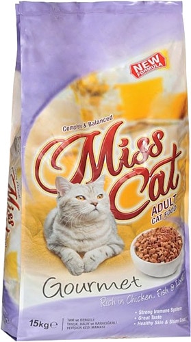Miss Cat Gurme 15 Kg Yetiskin Kuru Kedi Mamasi Fiyatlari Ozellikleri Ve Yorumlari En Ucuzu Akakce