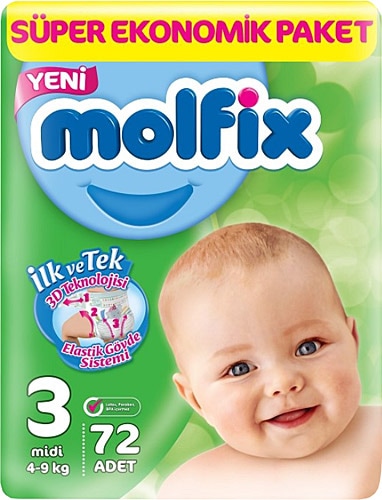 molfix 3 numara midi 72 li firsat paketi bebek bezi fiyatlari ozellikleri ve yorumlari en ucuzu akakce