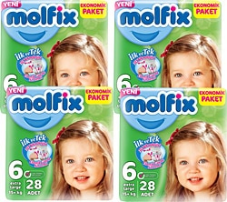 Molfix ComfortFix 6 Beden Extra Large 112'li Bebek Bezi