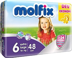 Molfix ComfortFix 6 Beden Extra Large 48 Adet Bebek Bezi