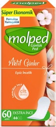 Molped Aktif Günler Ekstra İnce 60'lı Günlük Ped