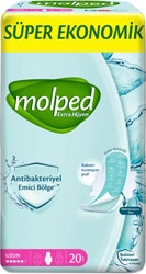 Molped Antibakteriyel Uzun 20'li Hijyenik Ped