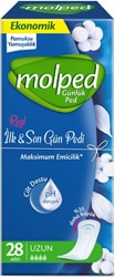 Molped İlk & Son Gün Uzun 28'li Günlük Ped