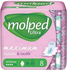 Molped Ultra Normal 8'li Hijyenik Ped