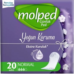 Molped Yoğun Koruma Normal 20'li Günlük Ped