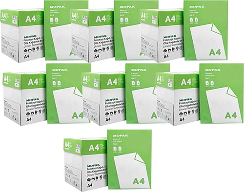 Mopak Kazancli A4 80 Gr 7 Koli 35x500 Yaprak Fotokopi Kagidi Fiyatlari Ozellikleri Ve Yorumlari En Ucuzu Akakce
