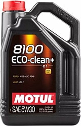 Motul 8100 Eco-Clean+ Plus 5W-30 5 lt Motor Yağı