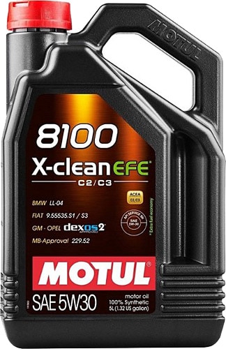 Motul 8100 x clean efe 5w30 5 litre information