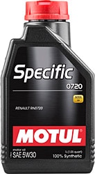 Motul Specific 0720 5W-30 1 lt Motor Yağı