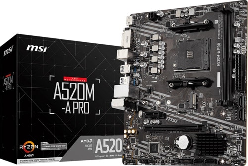 MSI A520M-A PRO AMD AM4 DDR4 Micro ATX Anakart
