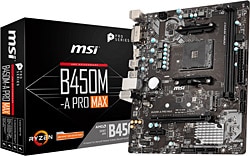 MSI B450M-A PRO MAX AMD AM4 DDR4 Micro ATX Anakart
