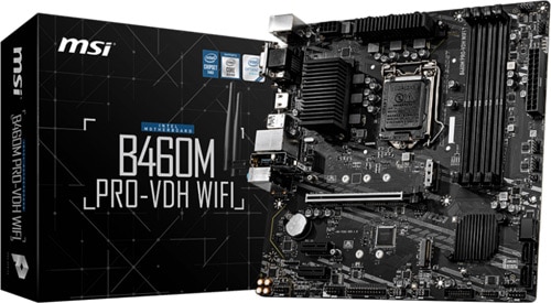 MSI B460M PRO-VDH Wi-Fi Intel LGA1200 DDR4 Micro ATX Anakart