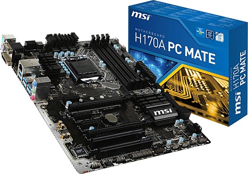 MSI H170A PC MATE LGA1151 DDR4 Anakart Fiyatları, Özellikleri ve