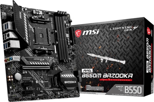 MSI MAG B550M BAZOOKA AMD AM4 DDR4 Micro ATX Anakart