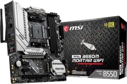 MSI MAG B550M MORTAR Wi-Fi AMD AM4 DDR4 Micro ATX Anakart