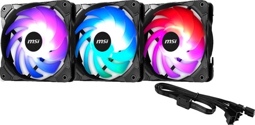 MSI MAX F12A-3H + RGB Kontrolcü 3'lü Kasa Fanı
