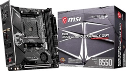 MSI MPG B550I GAMING EDGE MAX Wi-Fi AMD AM4 DDR4 Mini ITX Anakart