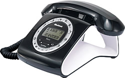 Multitek Retro CID Siyah Masaüstü Telefon