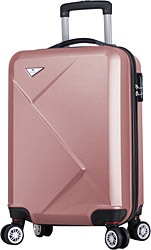 My Valice Diamond ABS Rose Gold Kabin Boy Valiz
