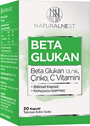NaturalNest Beta Glukan 30 Kapsül