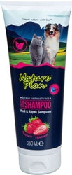 Nature Plan Çilek Kokulu 300 ml Köpek Şampuanı, Kedi Şampuanı