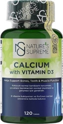 Nature's Supreme Calcium With Vitamin D3 120 Tablet