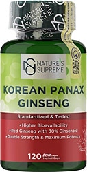 Nature's Supreme Korean Panax Ginseng 120 Kapsül