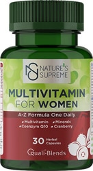 Nature's Supreme Multivitamin For Women 30 Kapsül