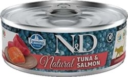 N&D Natural Tuna & Salmon 80 gr Yetişkin Kedi Maması