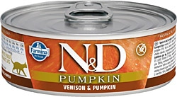 N&D Pumpkın Tahılsız Balkabaklı ve Geyik Etli 80 gr Yetişkin Yaş Kedi Maması