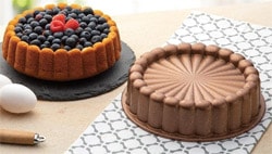 Nehir Papatya 26 cm Döküm Bronz Tart Kalıbı