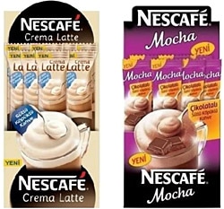 Nescafe 24'lü Mocha + 24'lü Crema Latte Hazır Kahve