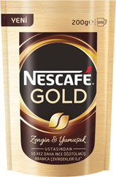 Nescafe Gold Granül Kahve 200 gr Eko Paket 6'lı