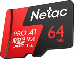 Карта памяти netac p500 extreme pro microsd 128gb nt02p500pro 128g s