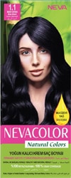 Neva Color Naturel 1.1 Mavi Siyah Saç Boyası
