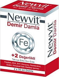 Newvit Demir Damla 2x50 ml