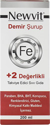 Newvit Demir Şurup 200 ml