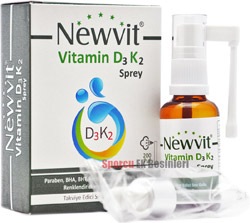 Newvit Vitamin D3 K2 Sprey 30 ml