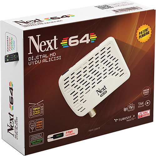 Next 64 Çanaklı Çanaksız HD Mini Uydu Alıcısı