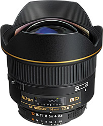 【プロテスト済】Nikon AF Nikkor 14mm F2.8D 033 Nikon AF Nikkor 14 mm f/2.8D ED Objektif Fiyatları, Özellikleri ve