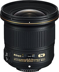 Nikon AF-S Nikkor 20mm f/1.8G ED Lens