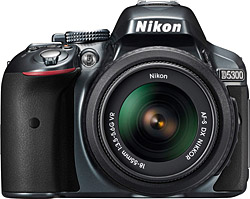 Nikon D5300 + 18-55 mm Lens Dijital SLR Fotoğraf Makinesi