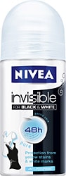 Nivea Invisible Black & White Pure 50 ml Kadın Roll-On