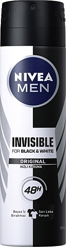 Nivea Men Invisible Black & White Original 150 ml Deo Sprey