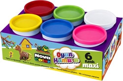 Nova Color 6'lı Maxi Oyun Hamuru NC-4107