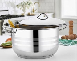 Nova 304 Jumbo Boy 28 cm 12 Litre Paslanmaz Büyük Derin Tencere